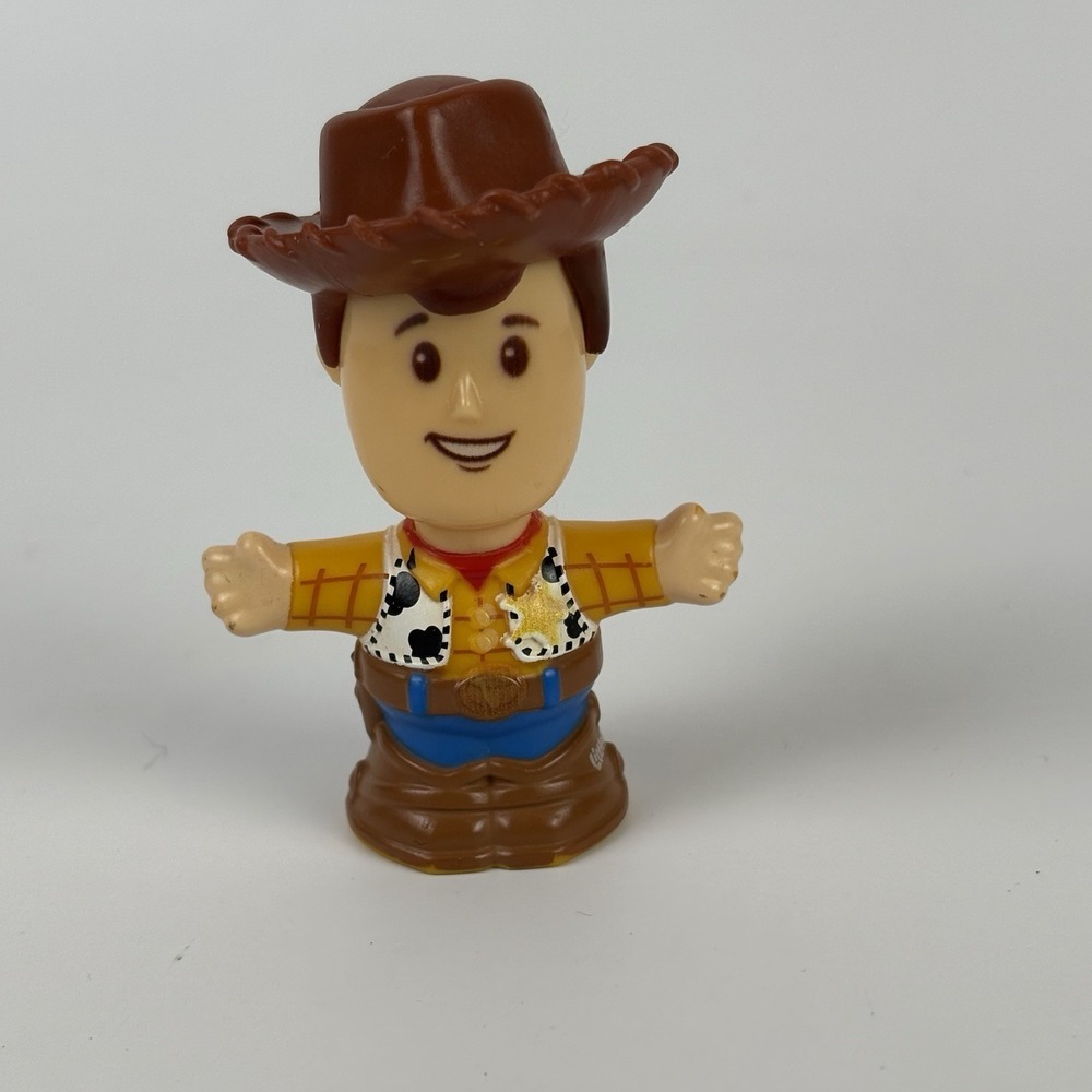 Fisher Price Little People Disney Pixar Woody Sheriff Cowboy Toy Story Figure